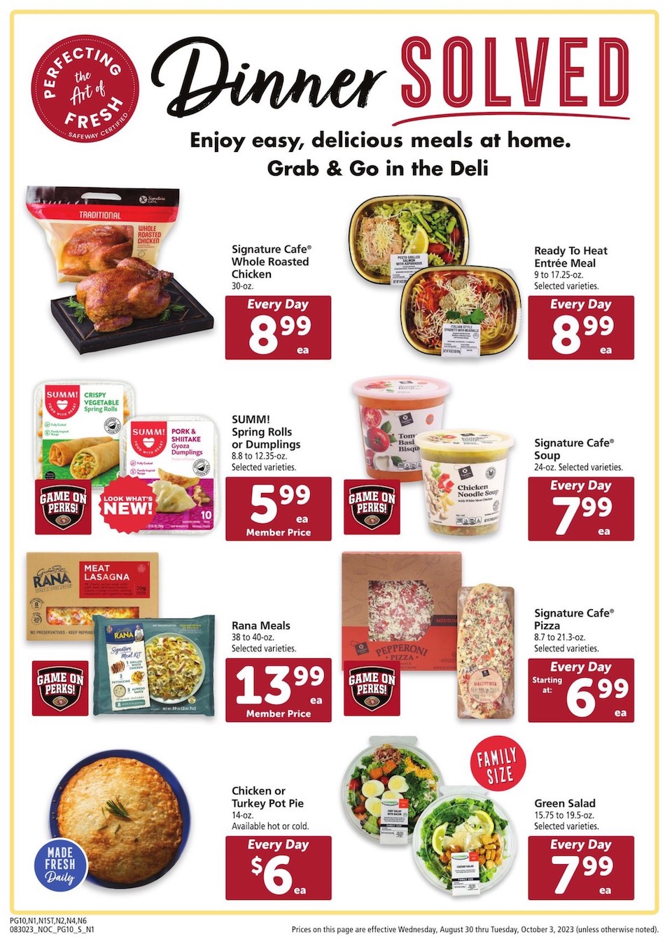 Safeway Ad Big Book Savings 30th September – 3rd October 2023 Page 10