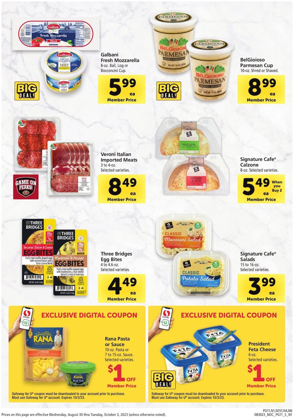 Safeway Ad Big Book Savings 30th September – 3rd October 2023 Page 11