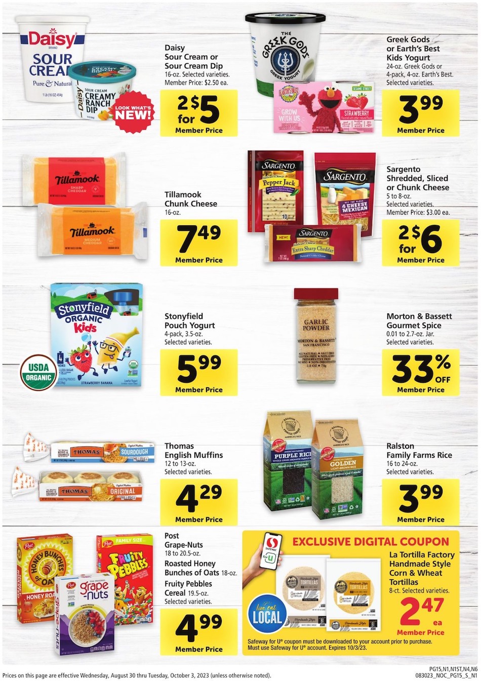 Safeway Ad Big Book Savings 30th September – 3rd October 2023 Page 15