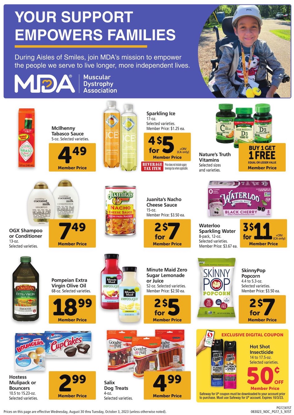 Safeway Ad Big Book Savings 30th September – 3rd October 2023 Page 17