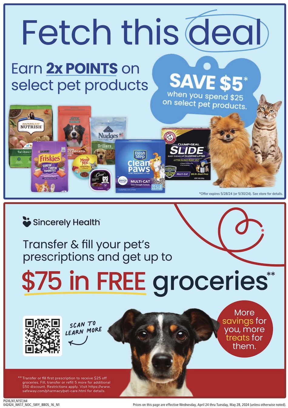 Safeway Big Book of Savings 24th April – 28th May 2024 Page 16