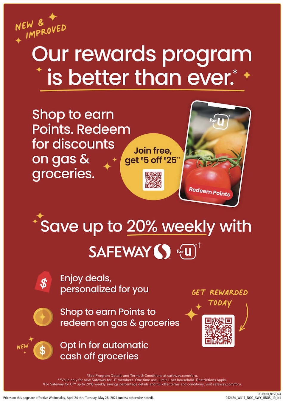 Safeway Big Book of Savings 24th April – 28th May 2024 Page 19