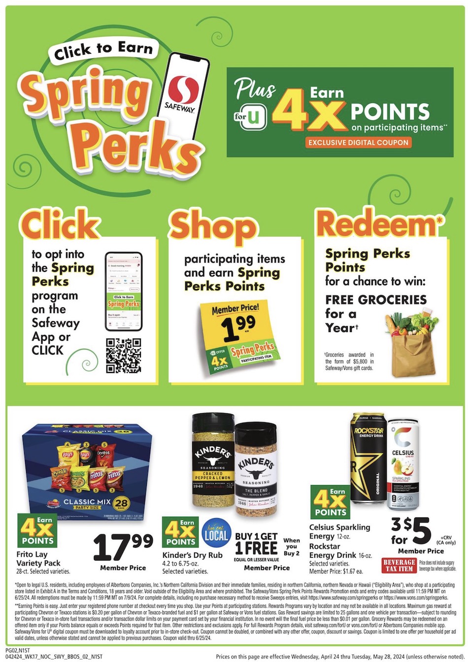 Safeway Big Book of Savings 24th April – 28th May 2024 Page 2