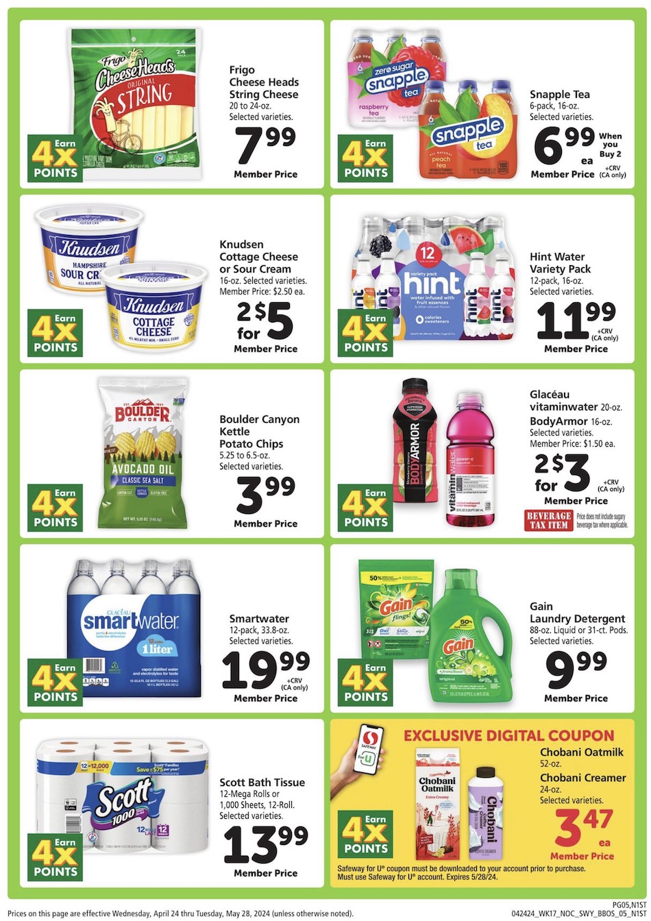 Safeway Big Book of Savings 24th April – 28th May 2024 Page 5