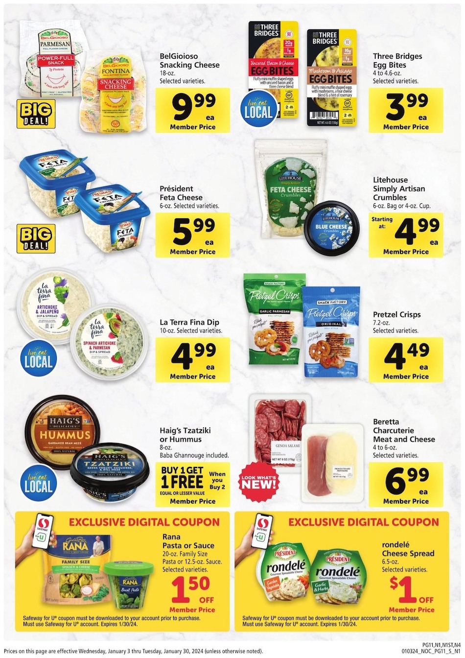 Safeway Big Book of Savings 2nd – 31st January 2024 Page 11