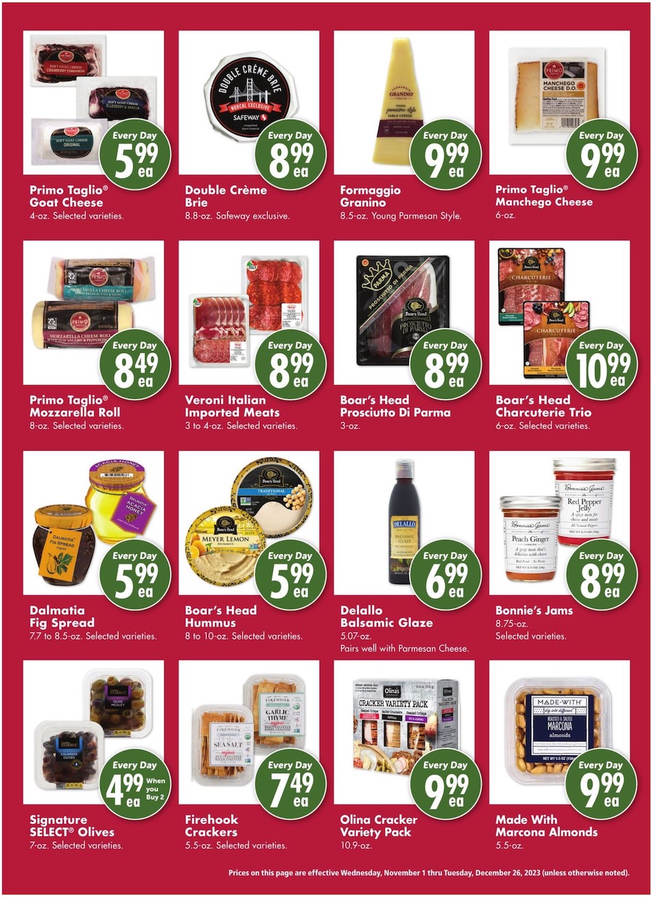 Safeway Holiday Guide Ad 1st November – 26th December 2023 Page 7