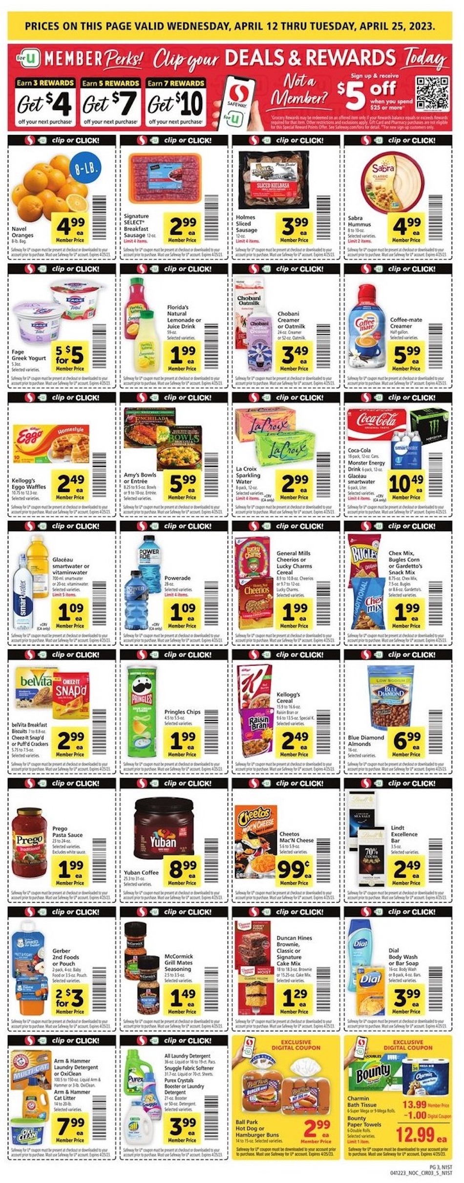 Safeway Weekly Ad Sale 12th – 18th April 2023 Page 3