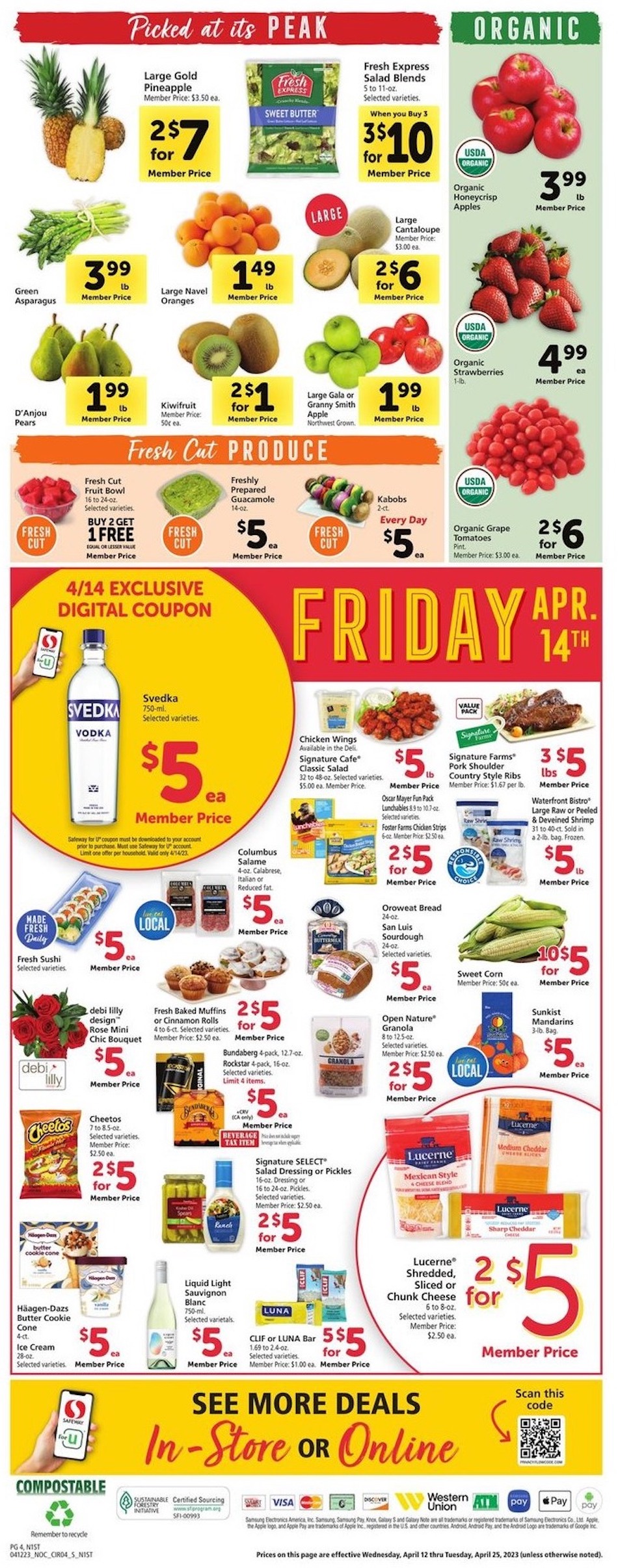Safeway Weekly Ad Sale 12th – 18th April 2023 Page 4