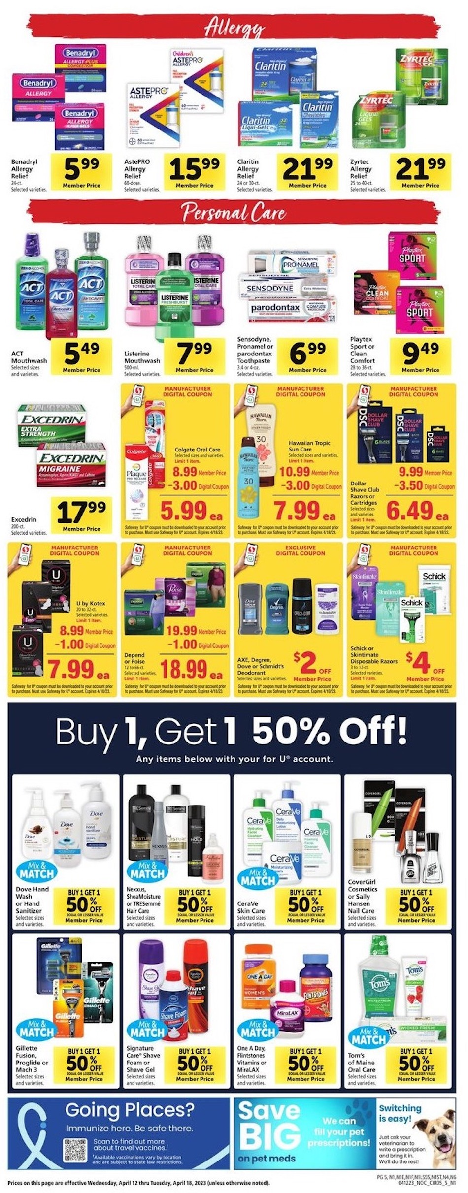Safeway Weekly Ad Sale 12th – 18th April 2023 Page 5