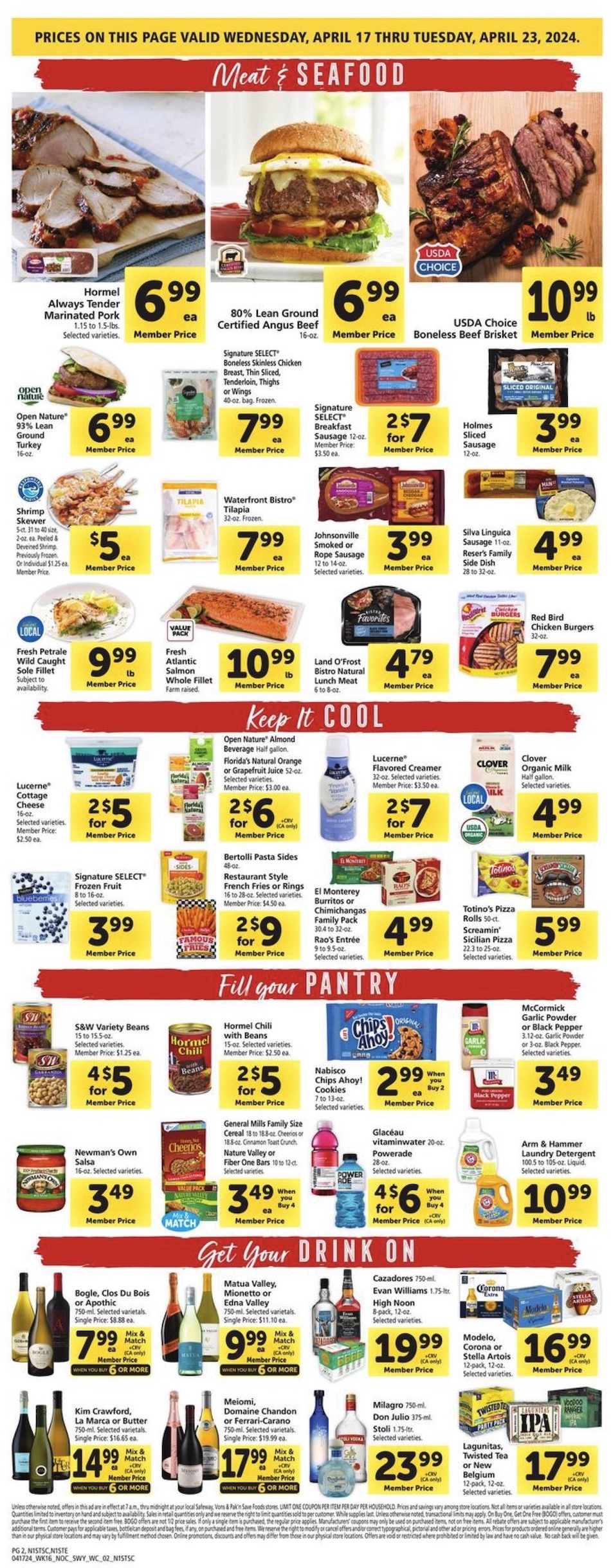 Safeway Weekly Ad 17th – 23rd April 2024 Page 2
