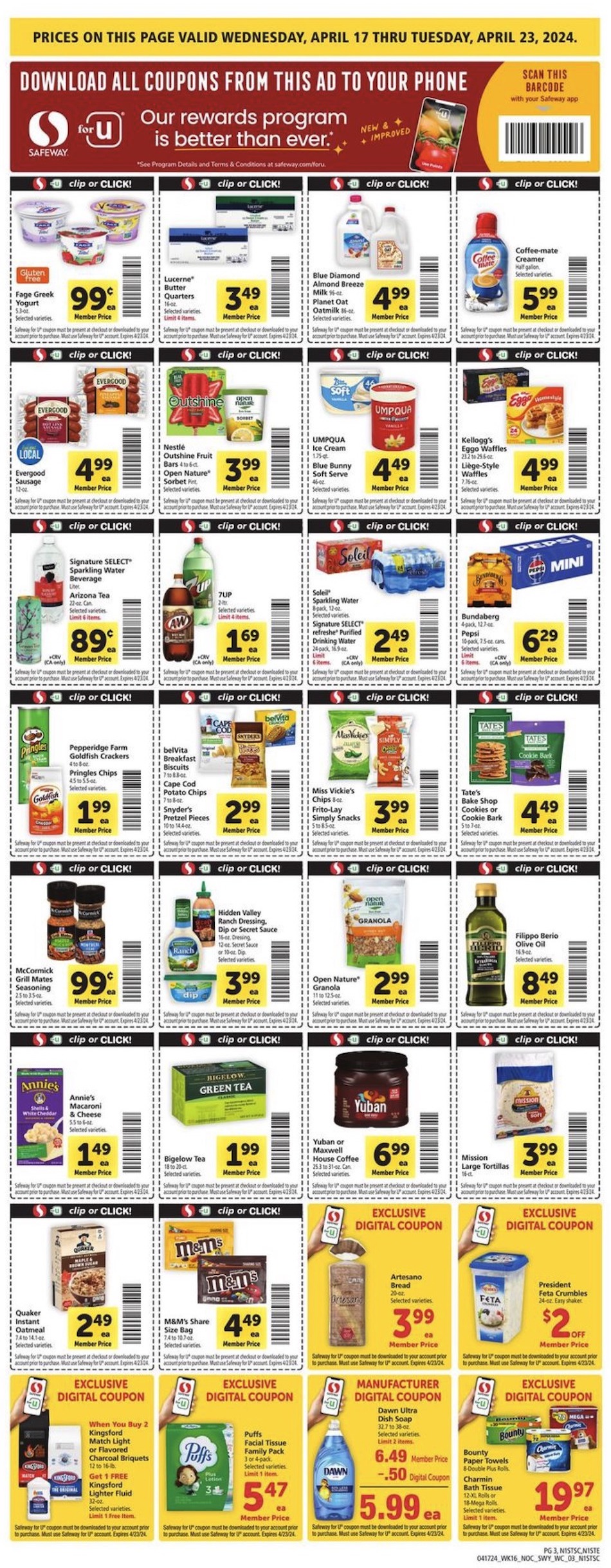 Safeway Weekly Ad 17th – 23rd April 2024 Page 3