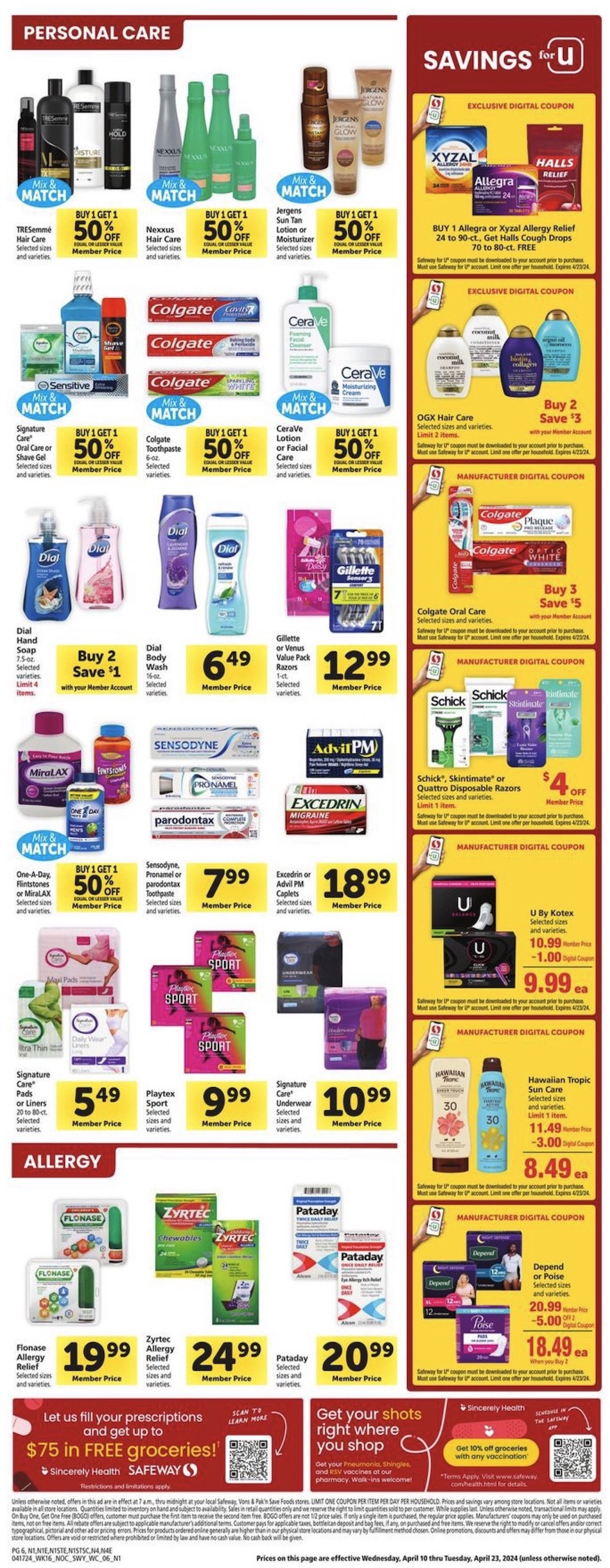 Safeway Weekly Ad 17th – 23rd April 2024 Page 6