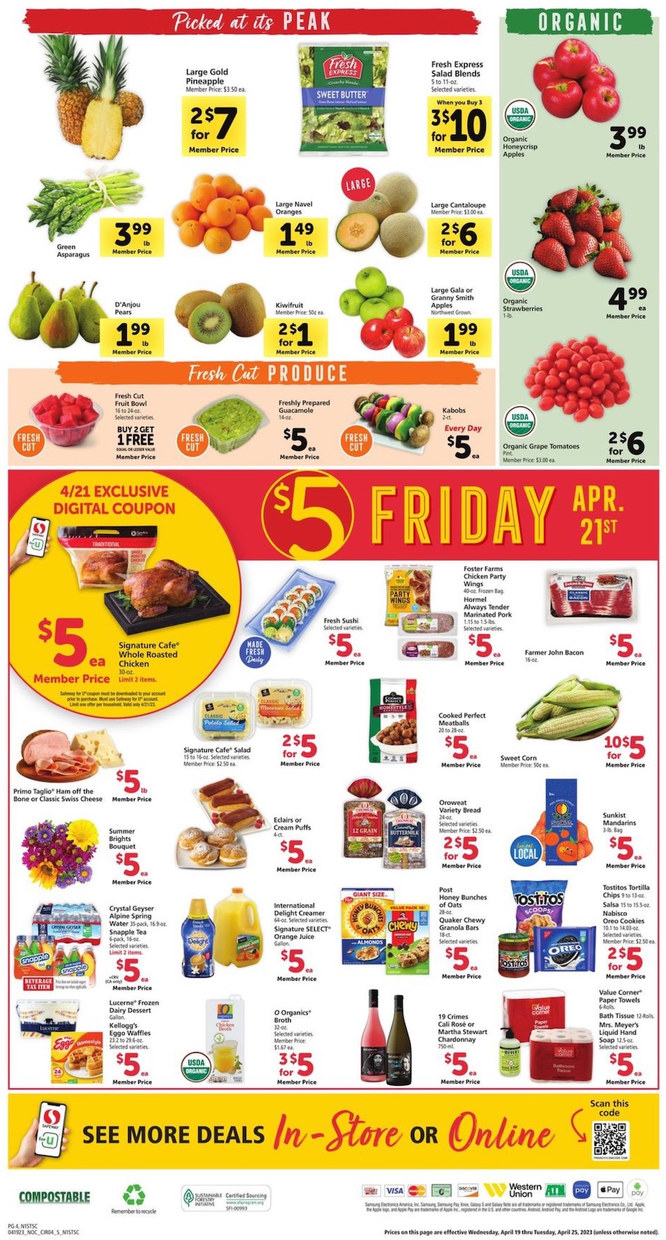 Safeway Weekly Ad 19th – 25th April 2023 Page 4