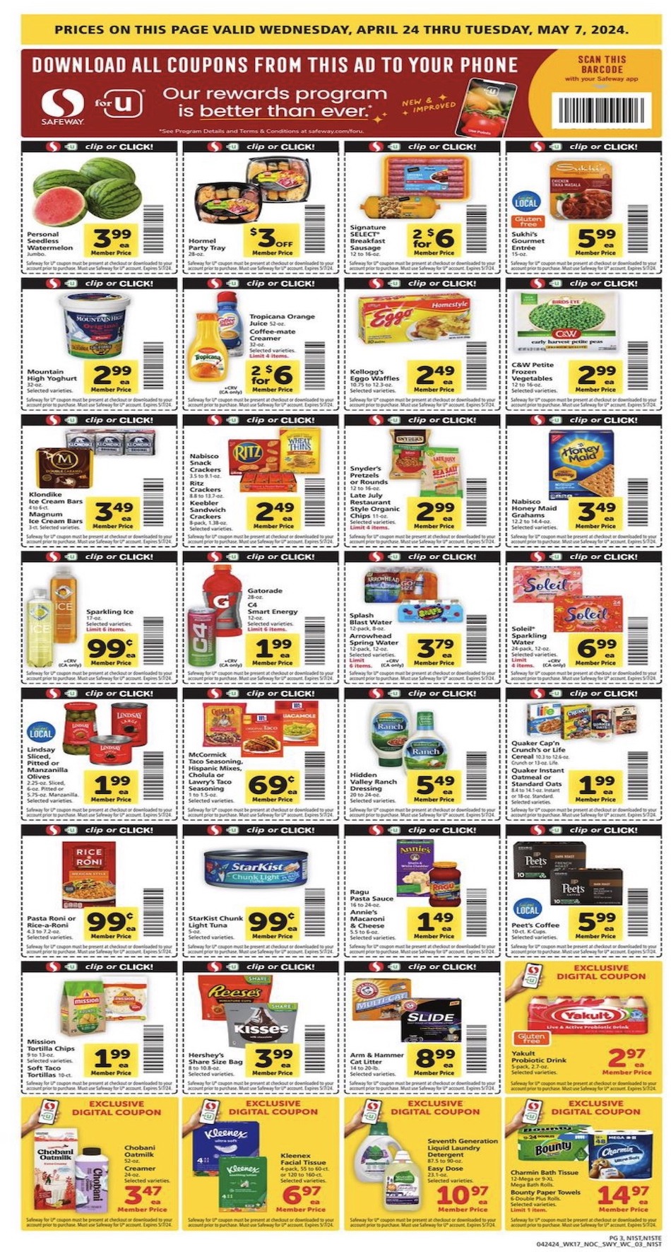 Safeway Weekly Ad 24th – 30th April 2024 Page 3