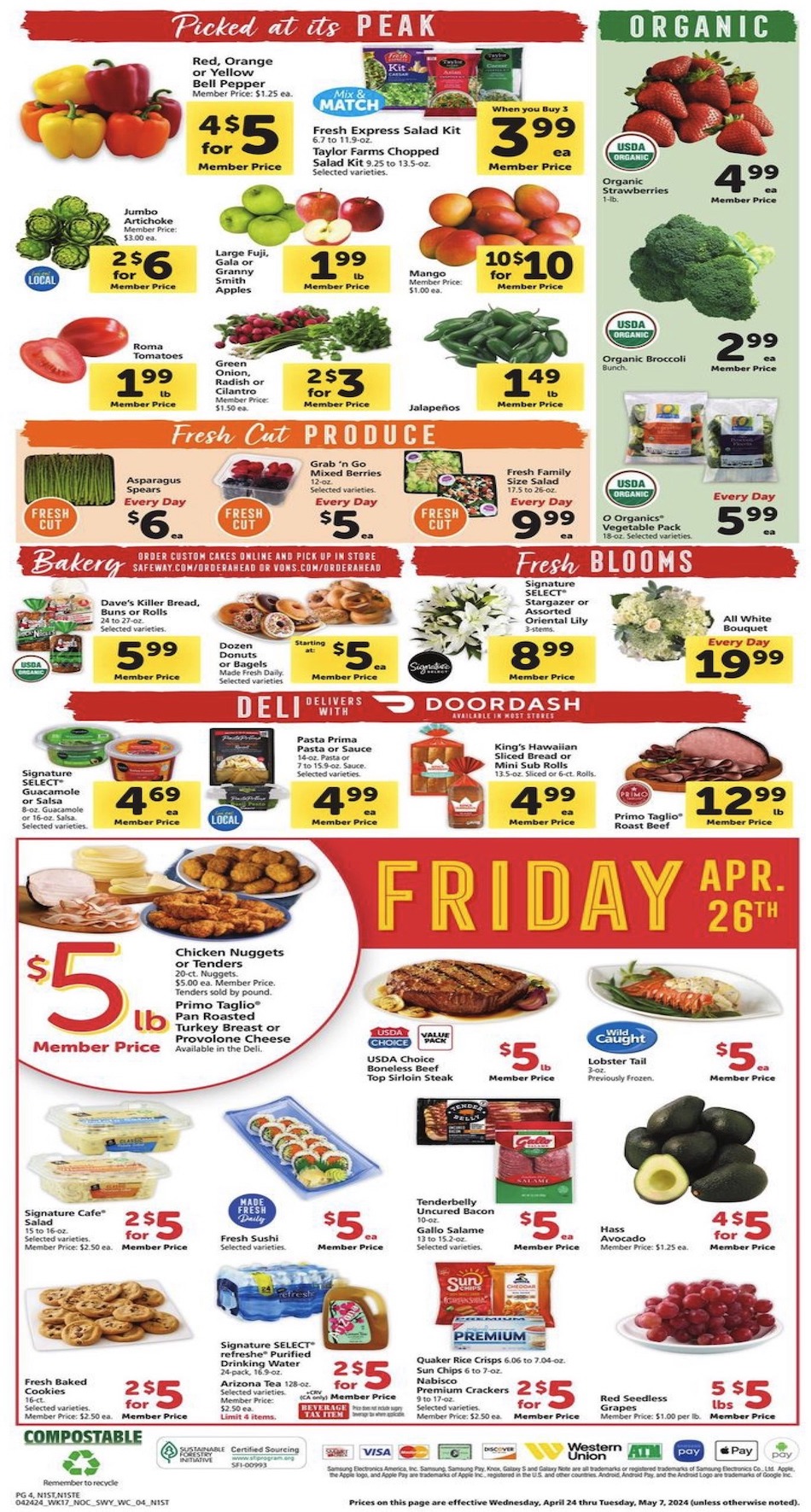 Safeway Weekly Ad 24th – 30th April 2024 Page 4