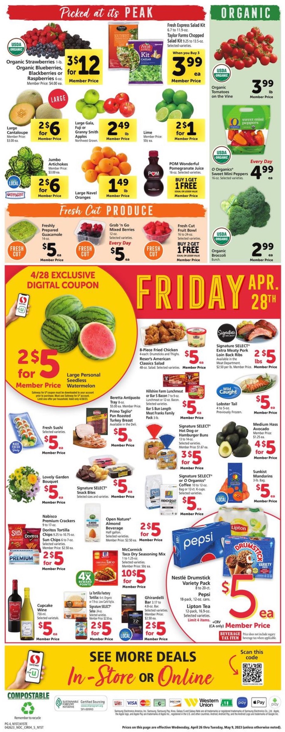 Safeway Weekly Ad 26th April – 2nd May 2023 Page 4