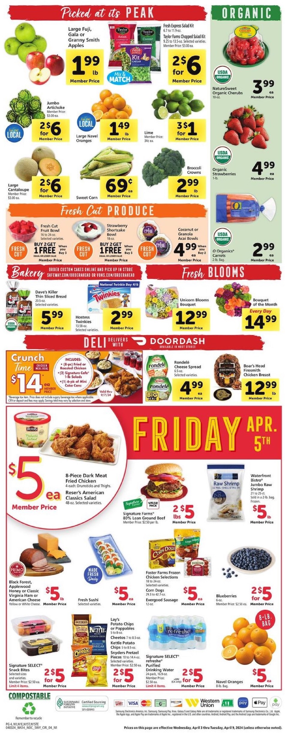 Safeway Weekly Ad 3rd – 9th April 2024 Page 4