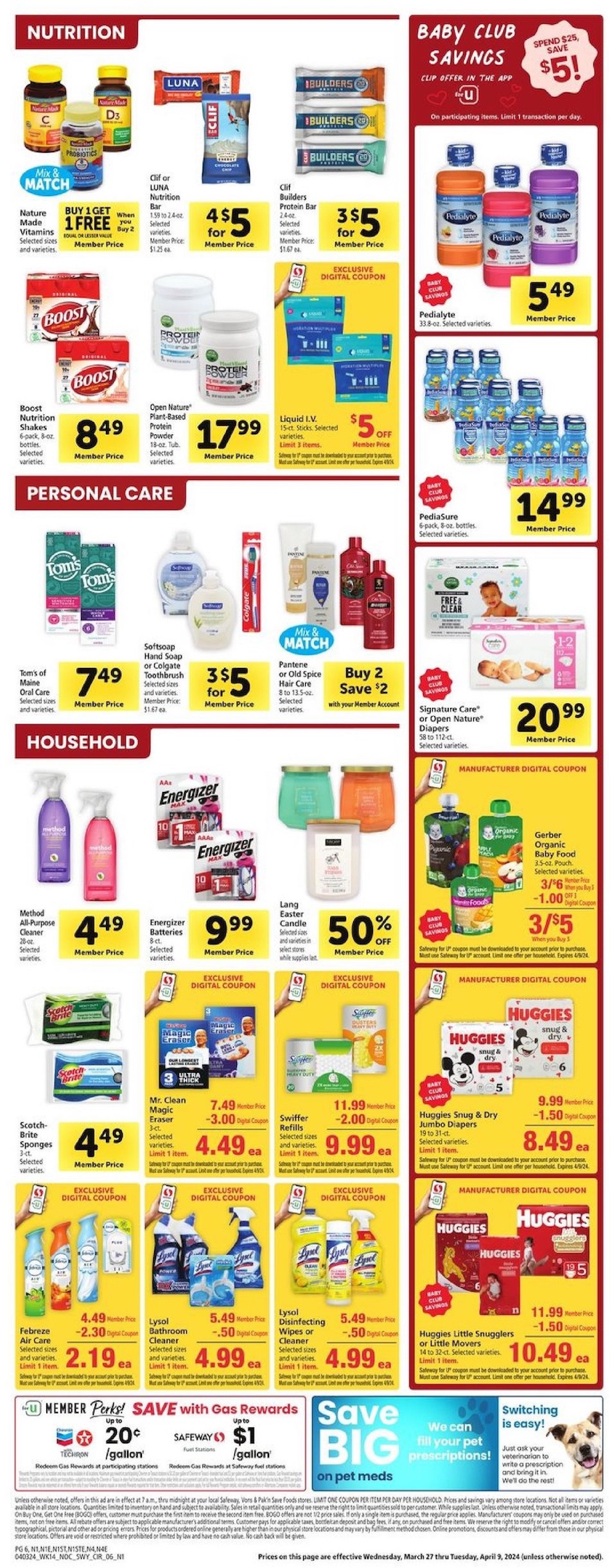 Safeway Weekly Ad 3rd – 9th April 2024 Page 6