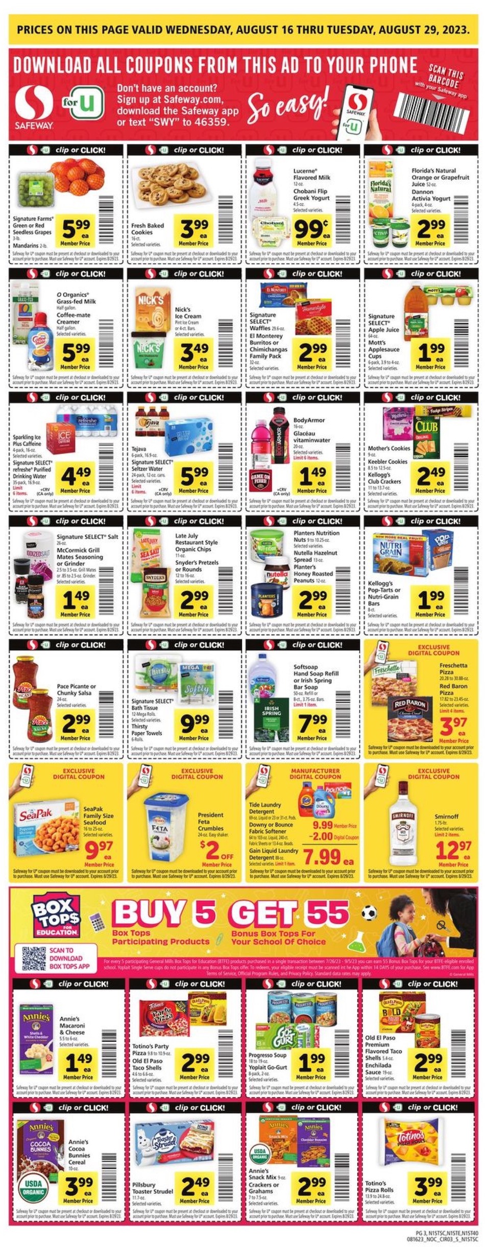 Safeway Weekly Ad 16th – 22nd August 2023 Page 3