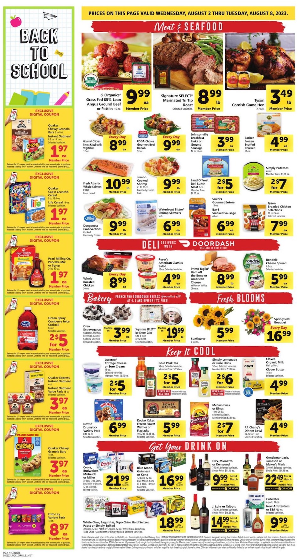 Safeway Weekly Ad 2nd – 8th August 2023 Page 2