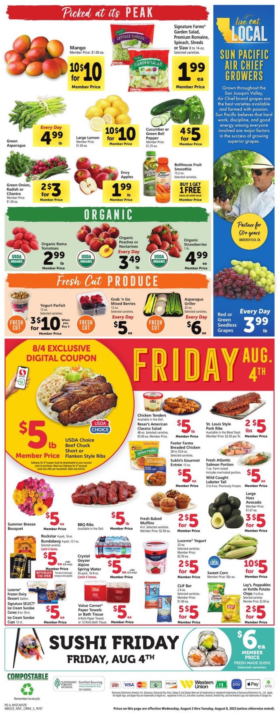 Safeway Weekly Ad 2nd – 8th August 2023 Page 4