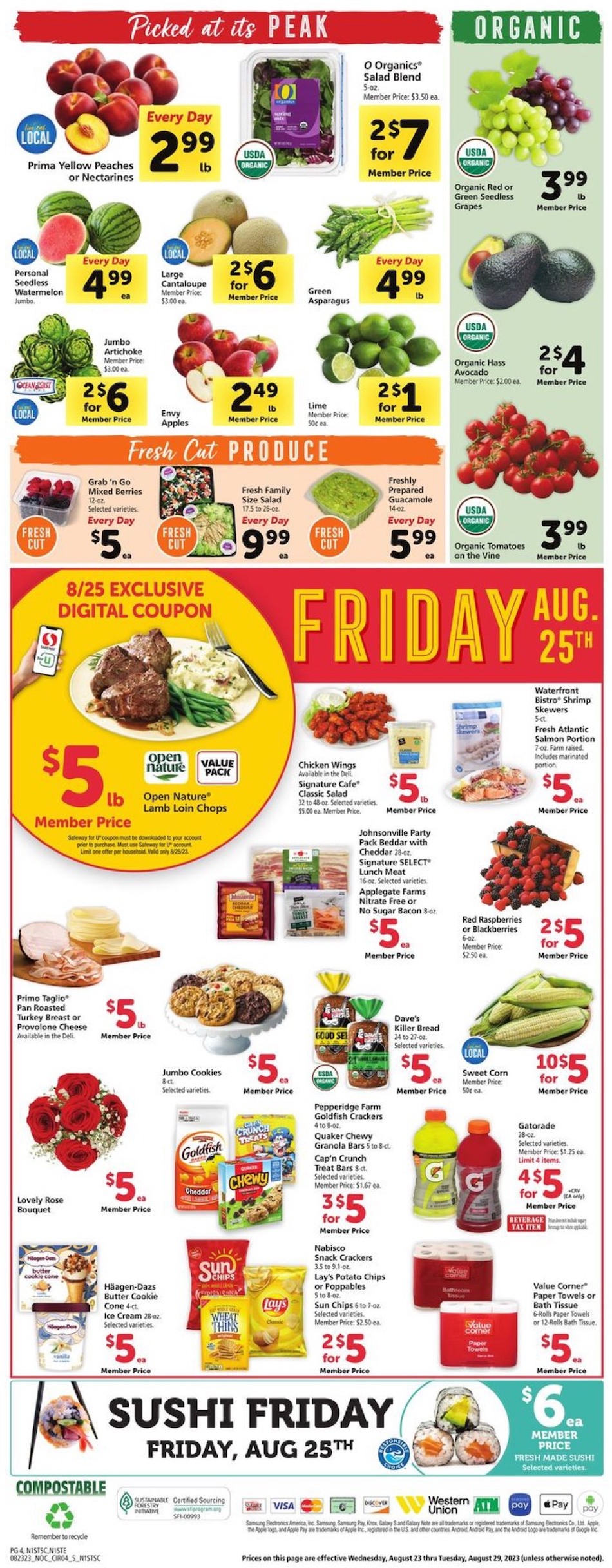 Safeway Weekly Ad 23rd – 29th August 2023 Page 4