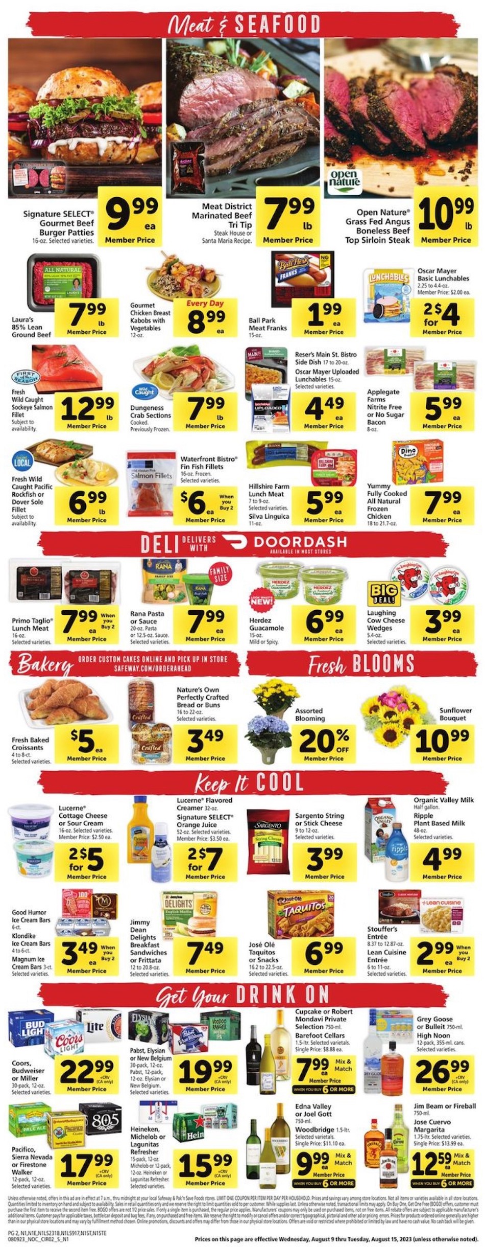 Safeway Weekly Ad 9th – 15th August 2023 Page 2