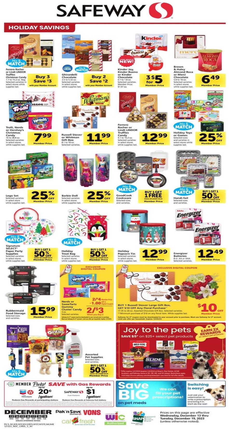 Safeway Weekly Ad 13th – 19th December 2023 Page 5