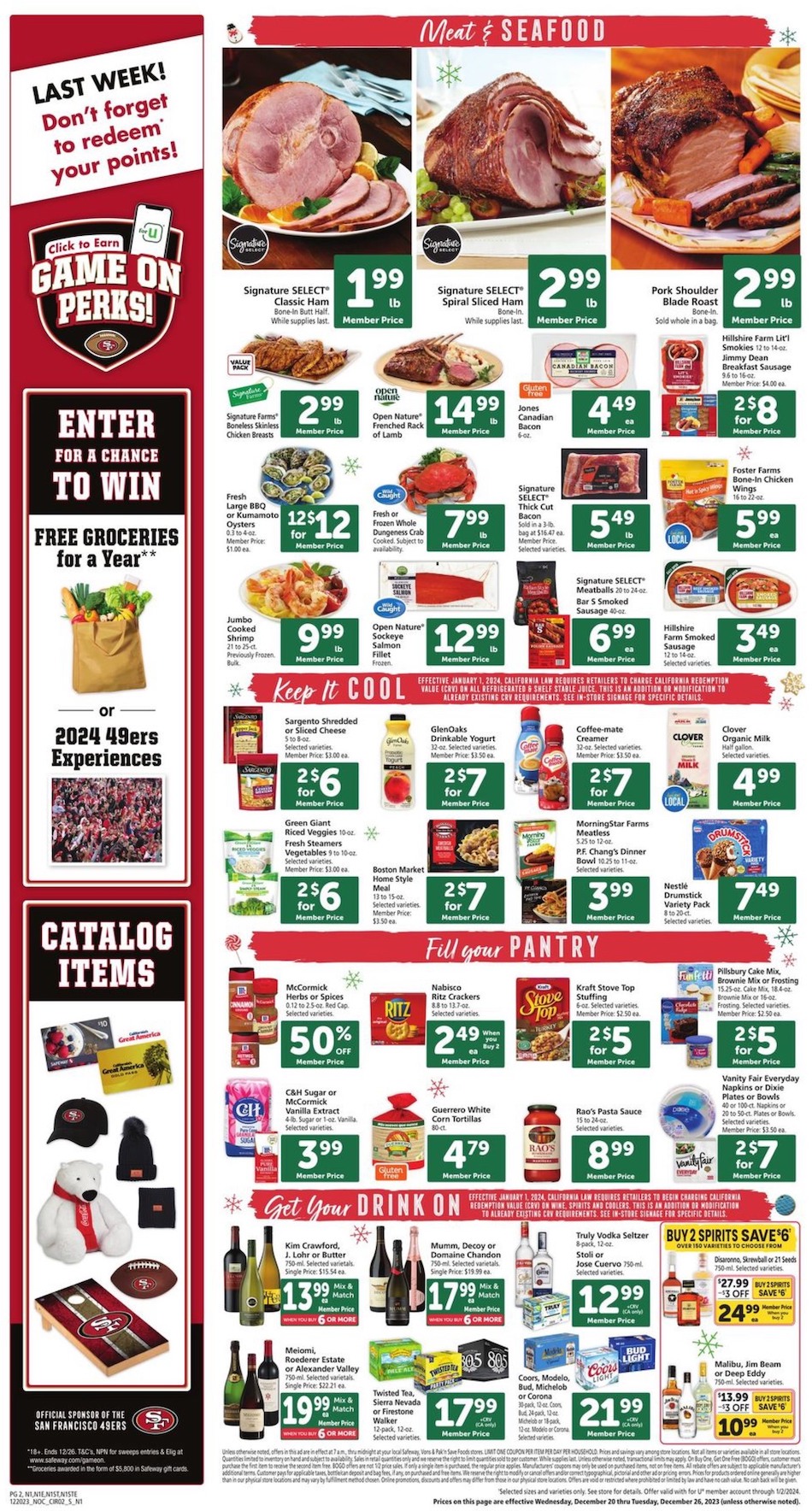 Safeway Ad Christmas 20th – 26th December 2023 Page 2