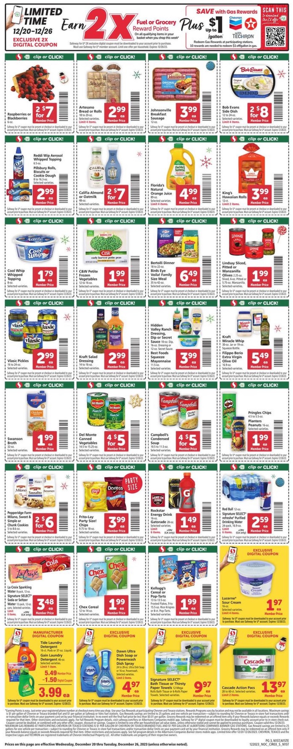 Safeway Ad Christmas 20th – 26th December 2023 Page 3