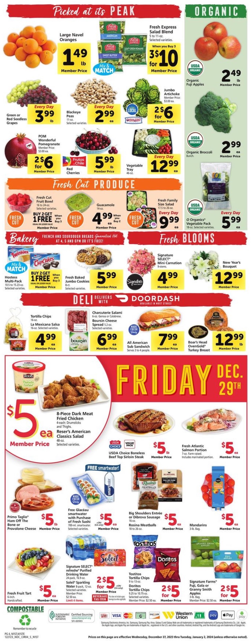Safeway Weekly Ad 27th December – 2nd January 2024 Page 4