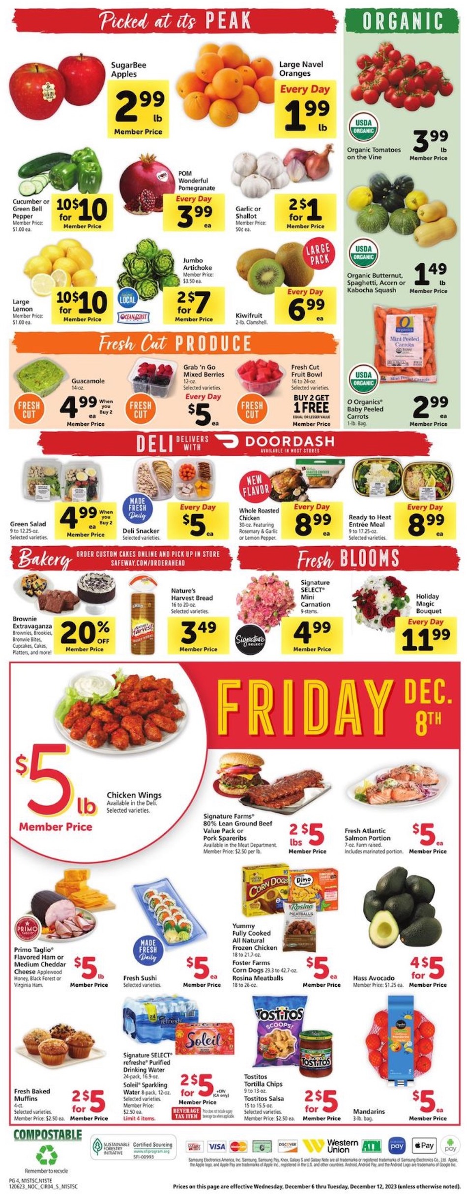 Safeway Weekly Ad 6th – 12th December 2023 Page 4