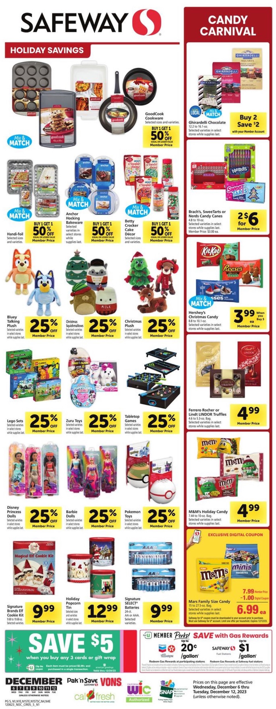 Safeway Weekly Ad 6th – 12th December 2023 Page 5