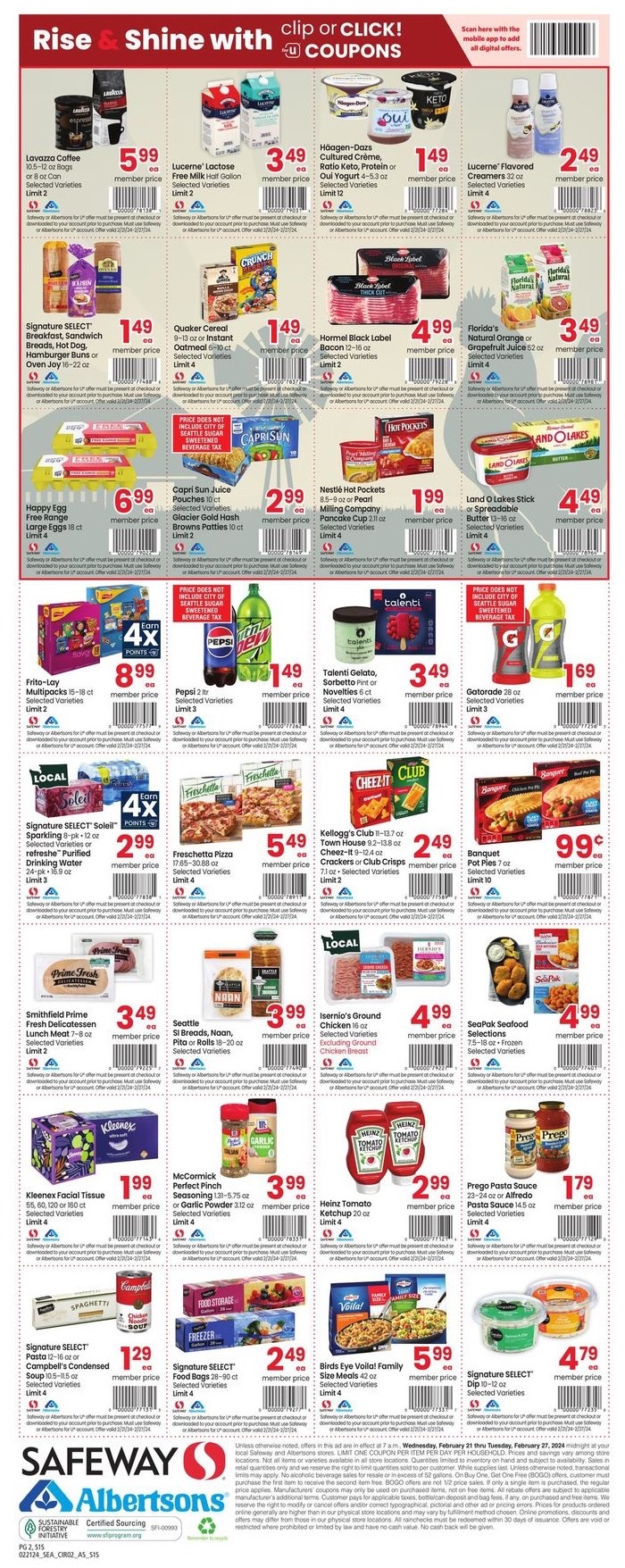 Safeway Weekly Ad 21st – 27th February 2024 Page 2