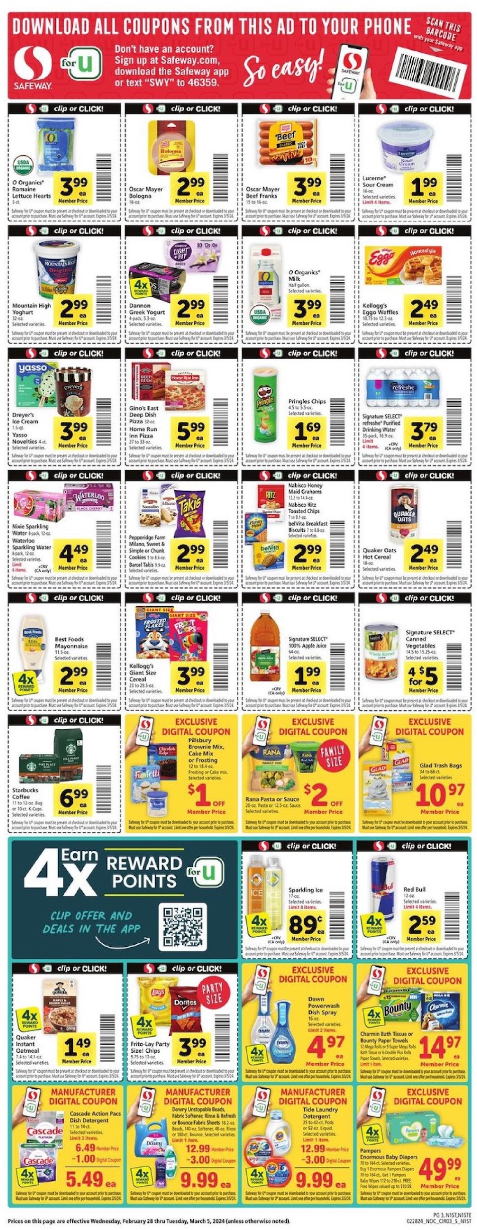 Safeway Weekly Ad 28th February – 5th March 2024 Page 3