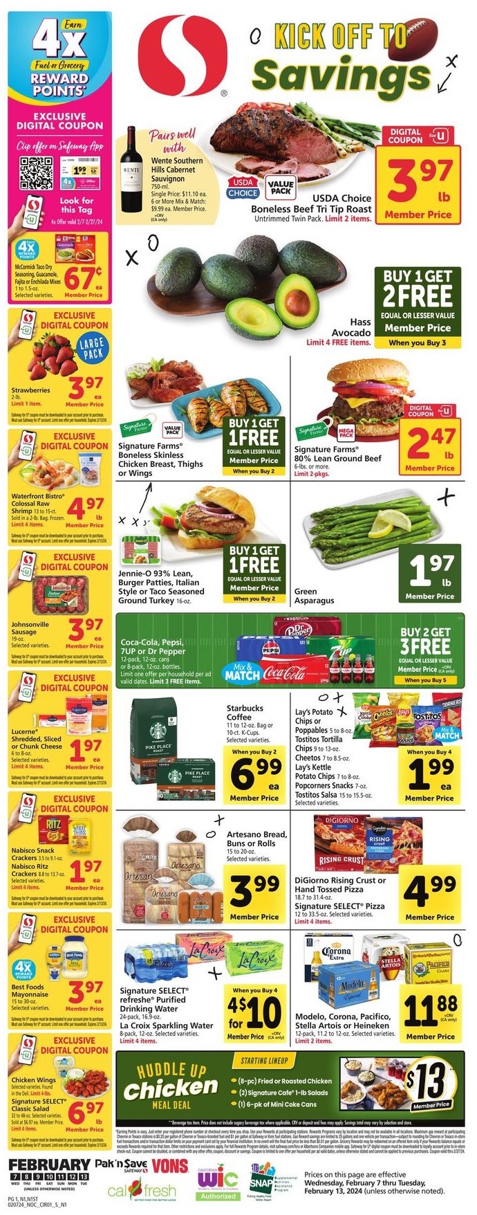 Safeway Weekly Ad 7th – 13th February 2024 Page 3