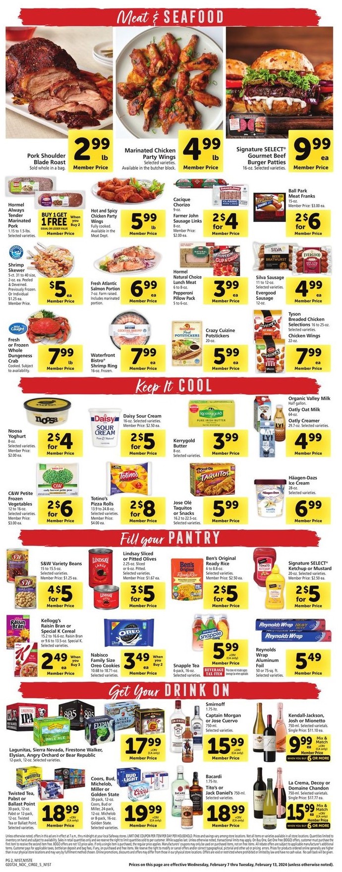 Safeway Weekly Ad 7th – 13th February 2024 Page 4