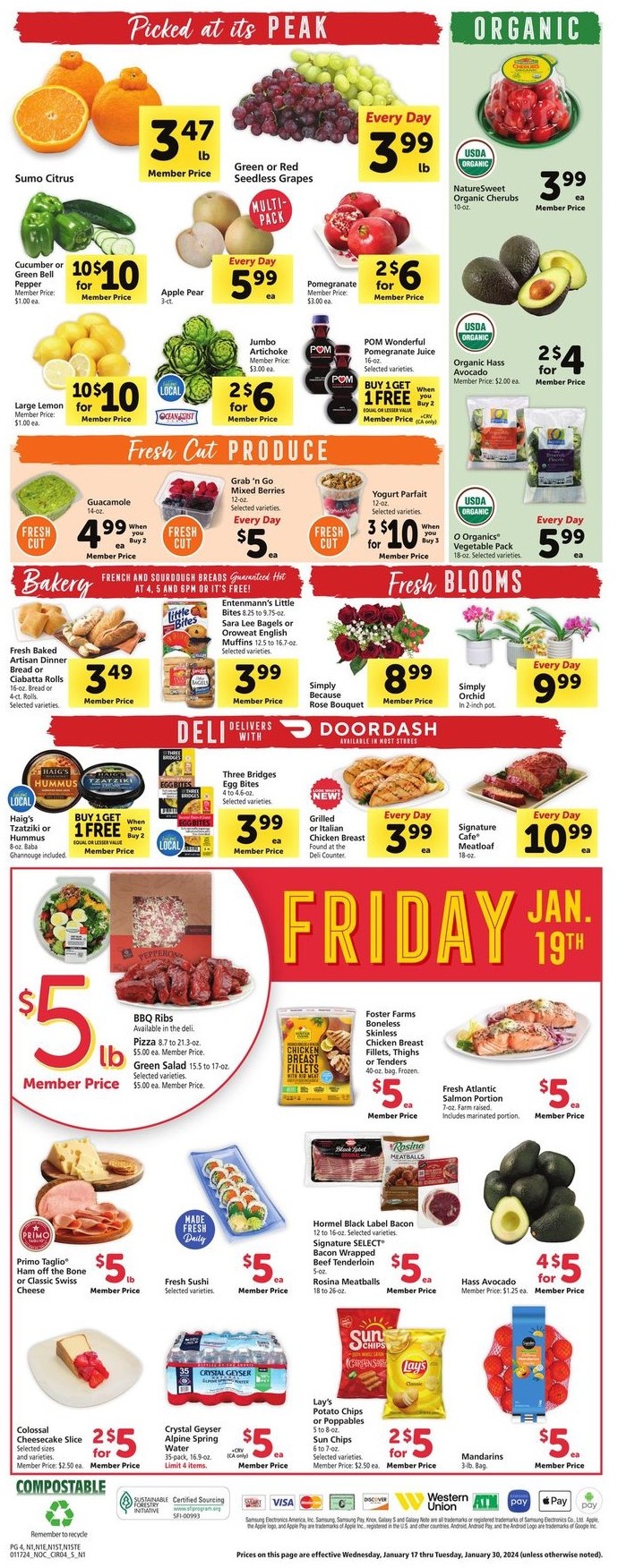 Safeway Weekly Ad 17th – 23rd January 2024 Page 4