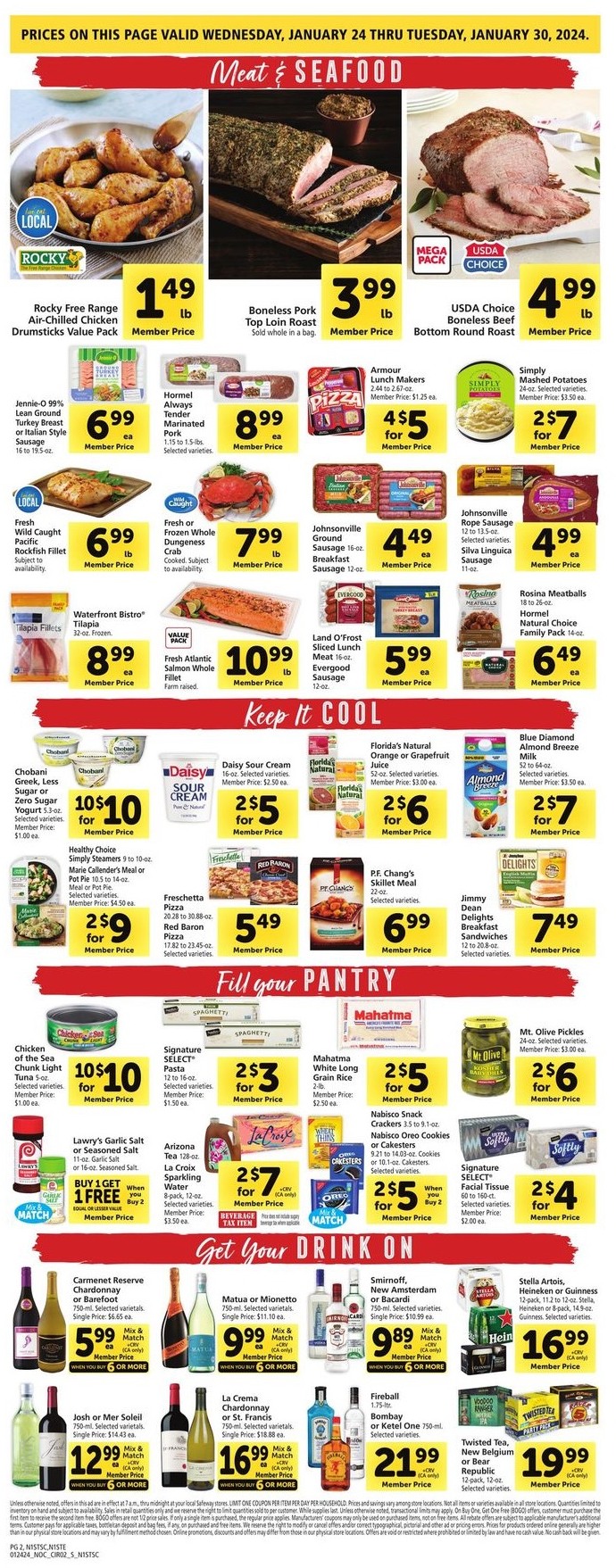 Safeway Weekly Ad 24th – 30th January 2024 Page 2