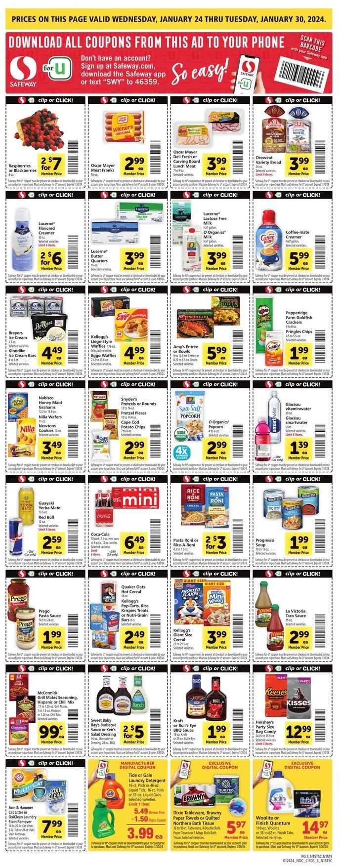 Safeway Weekly Ad 24th – 30th January 2024 Page 3