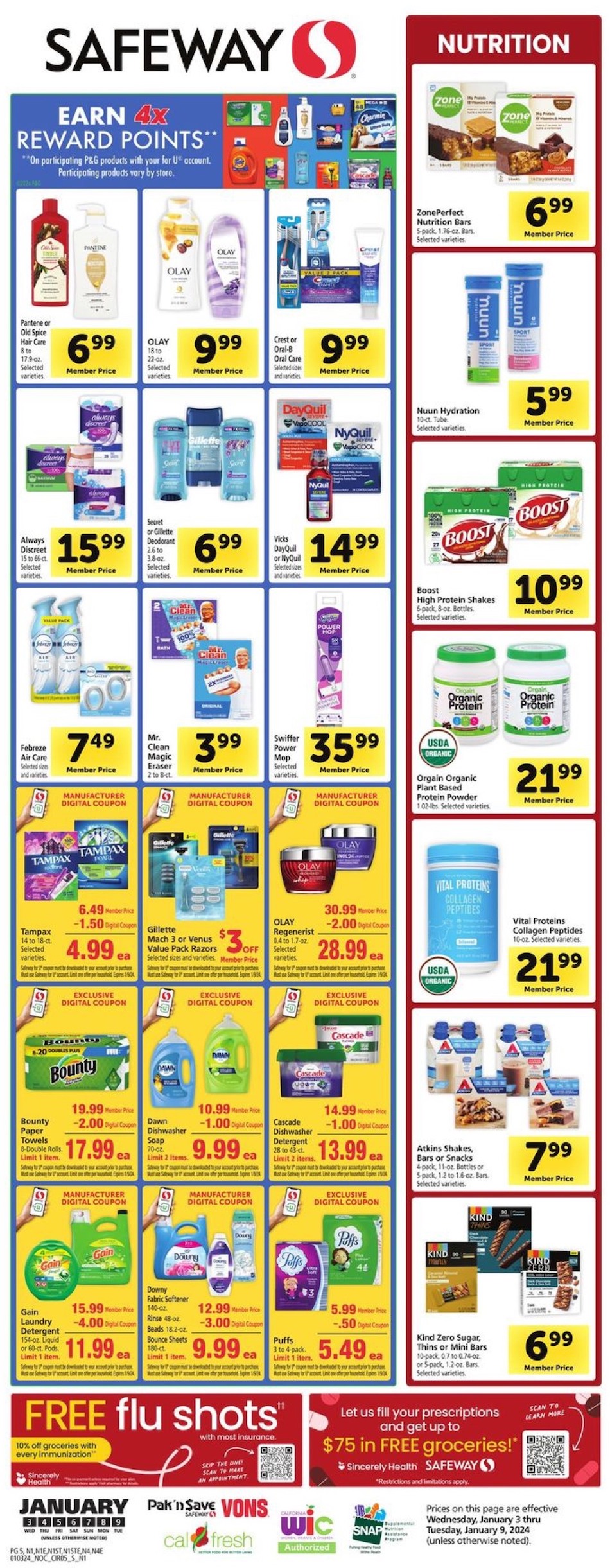 Safeway Weekly Ad 3rd – 9th January 2024 Page 5