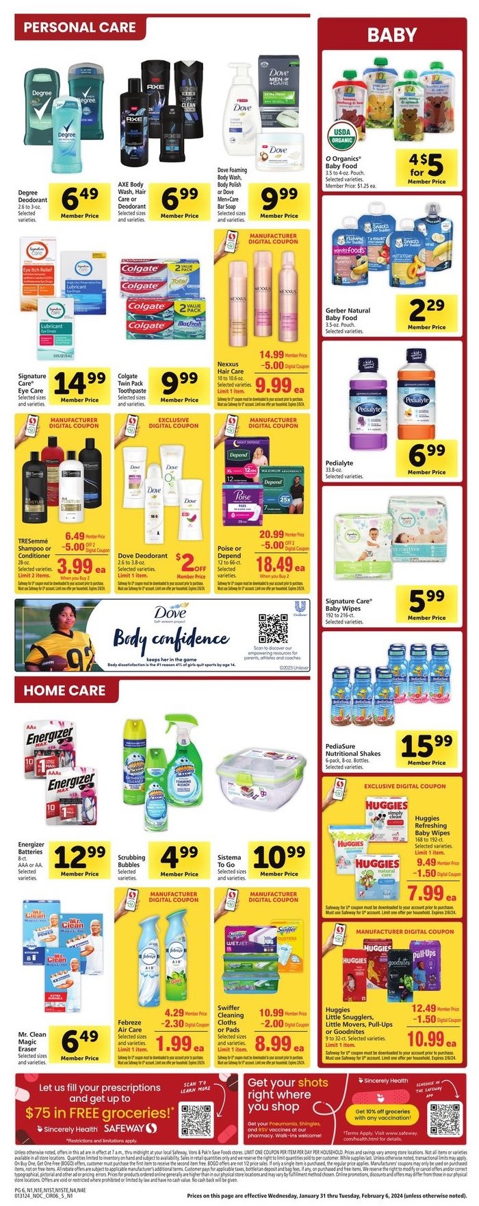 Safeway Weekly Ad 31st January – 6th February 2024 Page 6