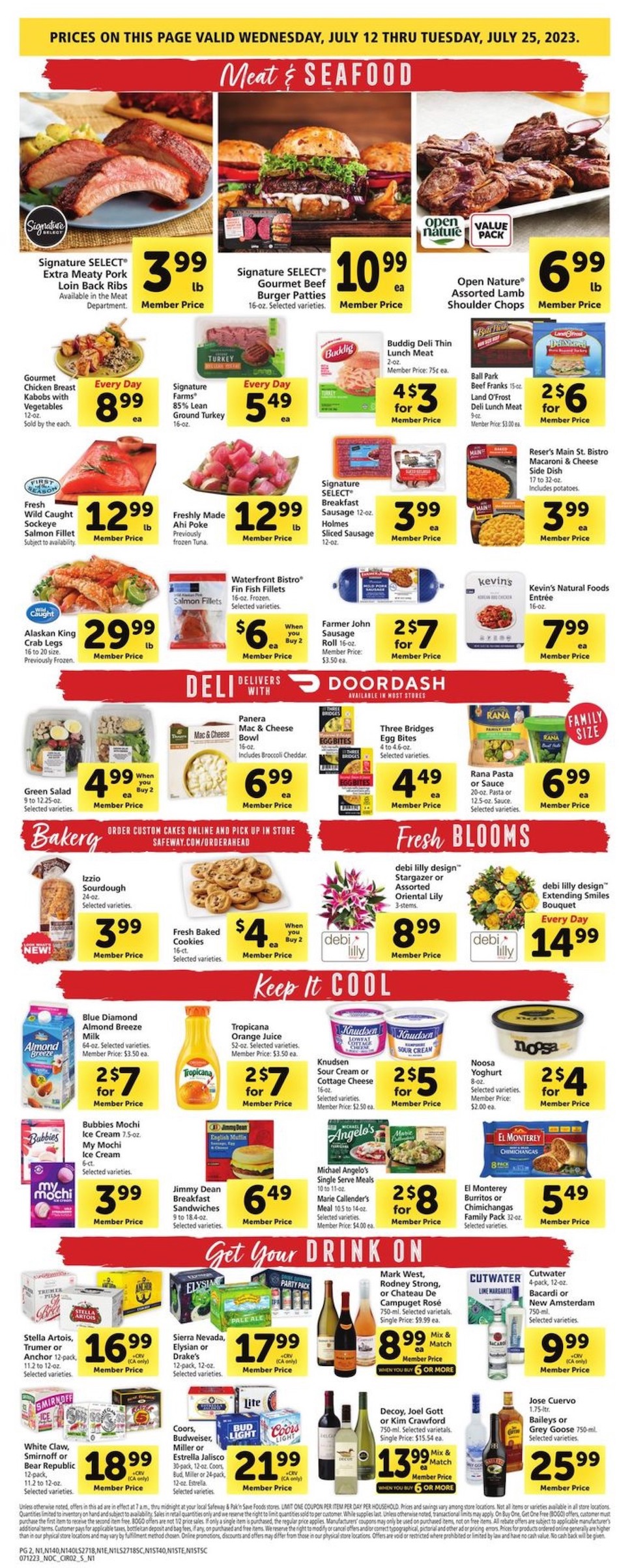 Safeway Weekly Ad 12th – 18th July 2023 Page 2