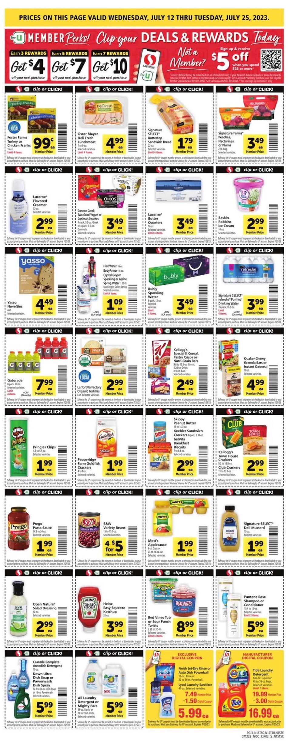 Safeway Weekly Ad 12th – 18th July 2023 Page 3