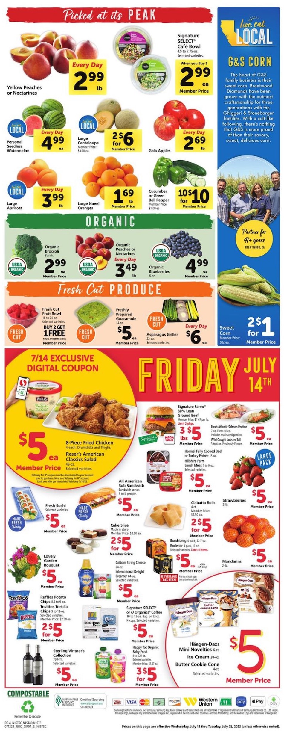 Safeway Weekly Ad 12th – 18th July 2023 Page 4
