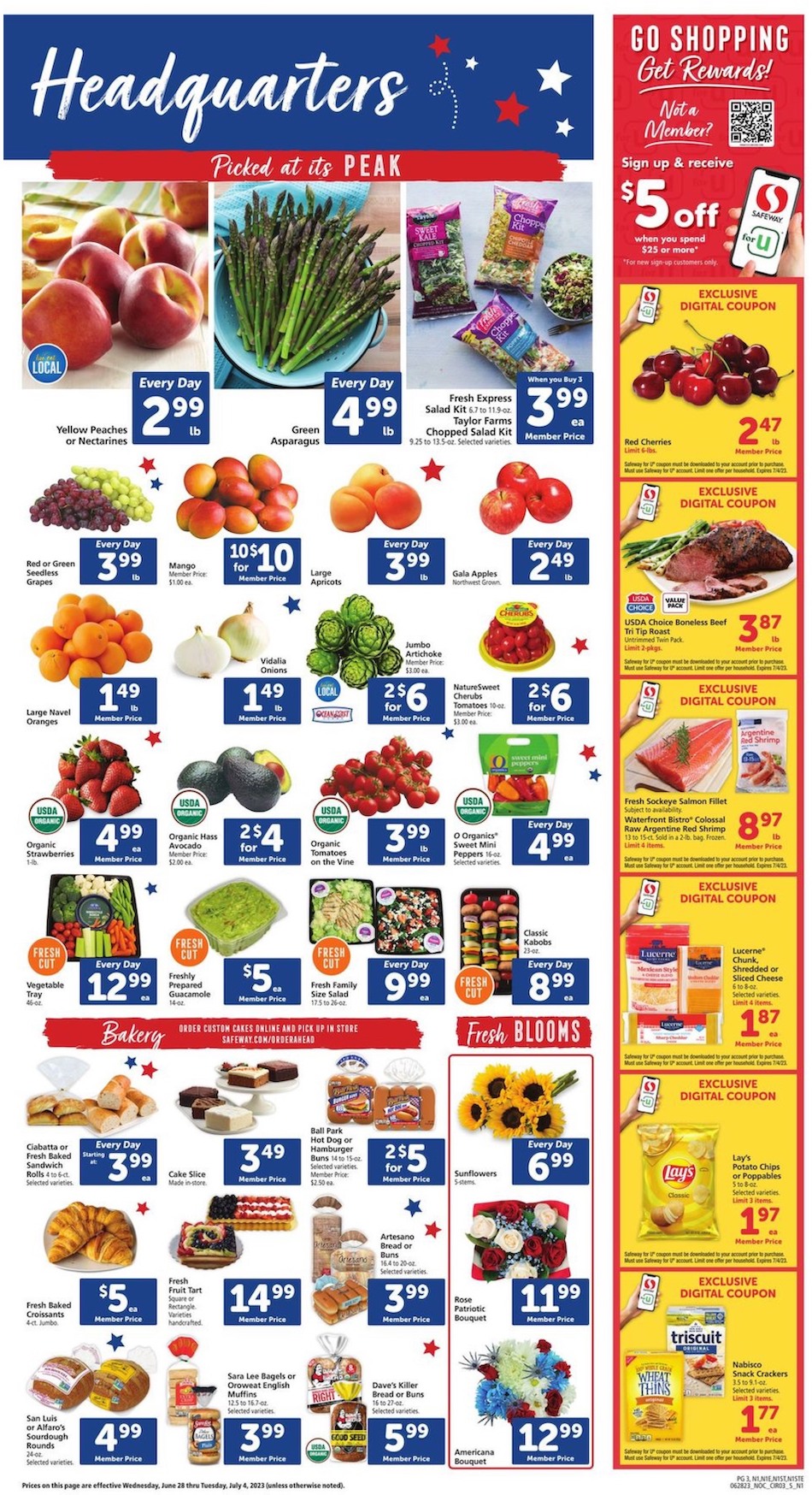 Safeway Weekly Ad 28th June – 4th July 2023 Page 3