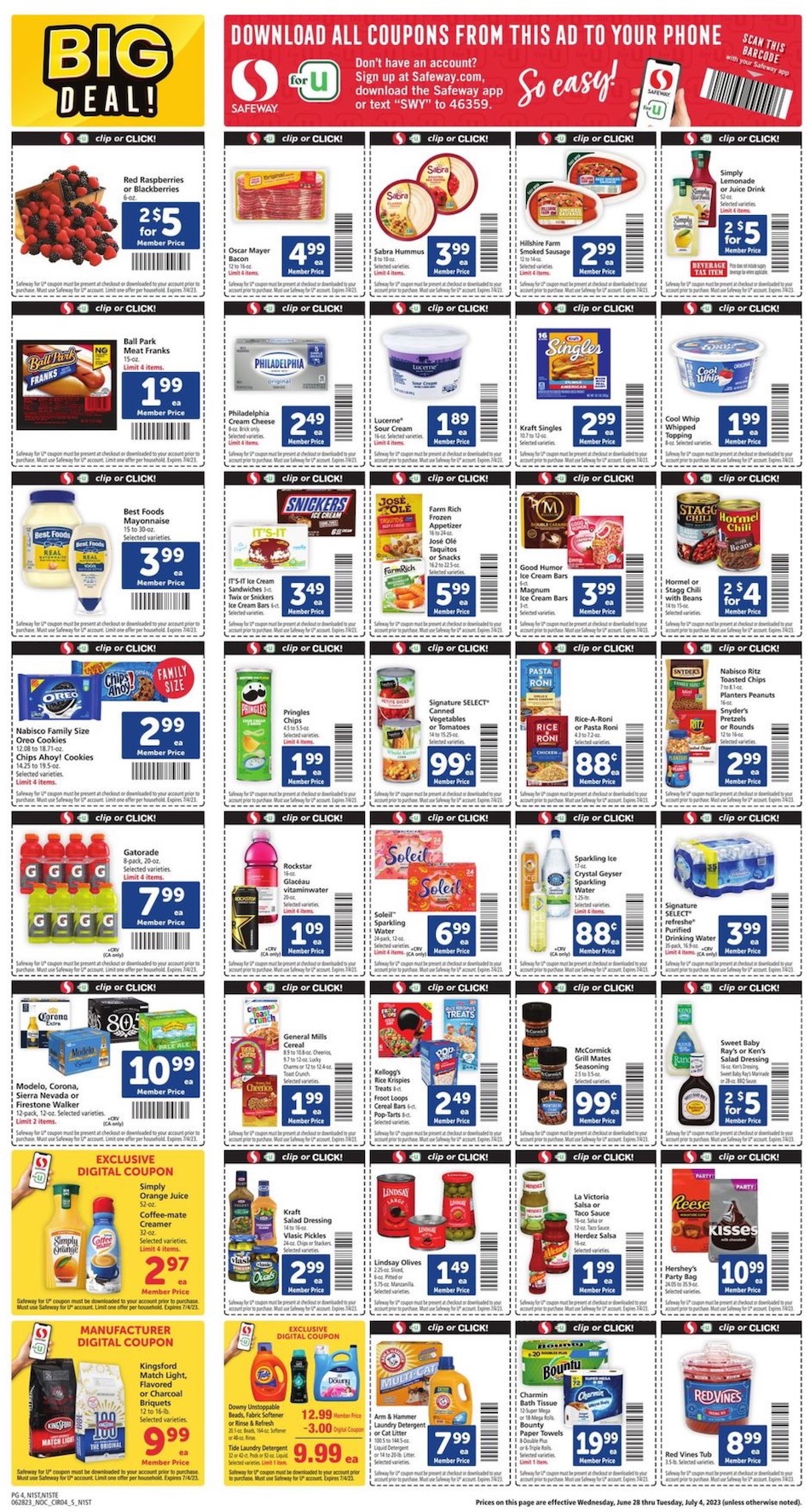 Safeway Weekly Ad 28th June – 4th July 2023 Page 4