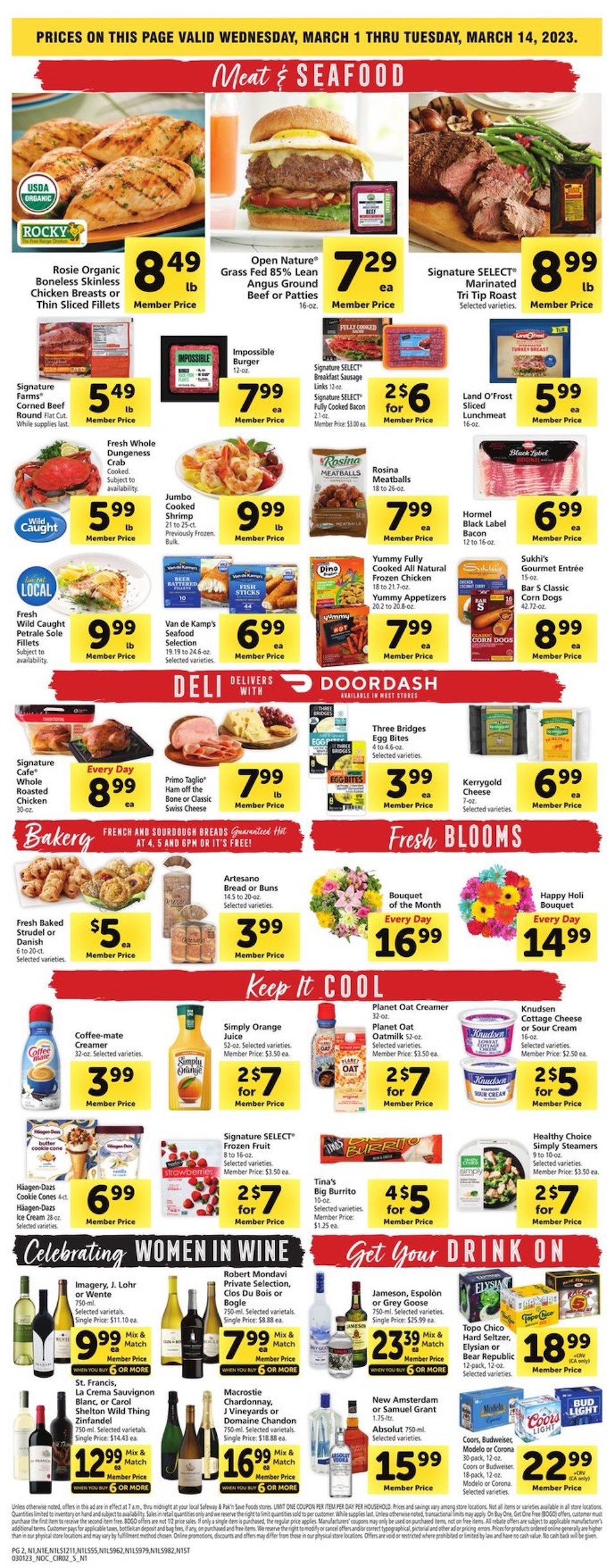 Safeway Weekly Ad Sale 1st – 7th March 2023 Page 2