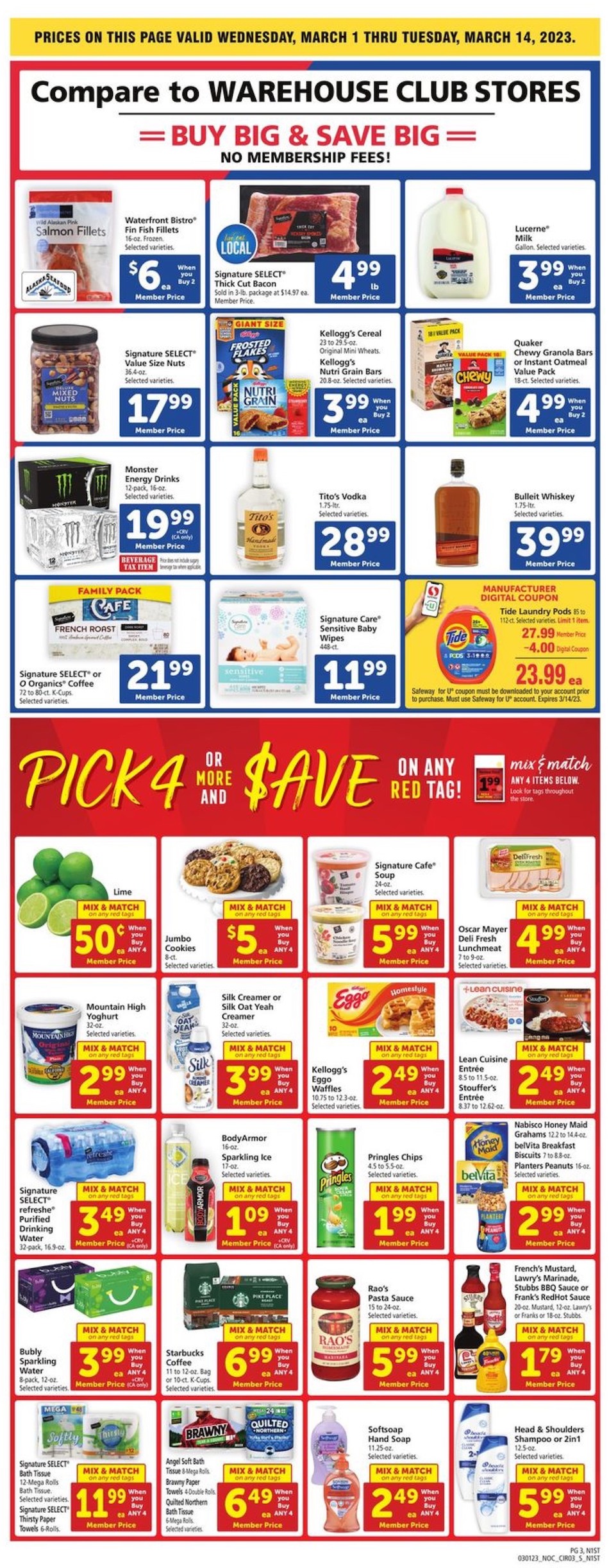 Safeway Weekly Ad Sale 1st – 7th March 2023 Page 3
