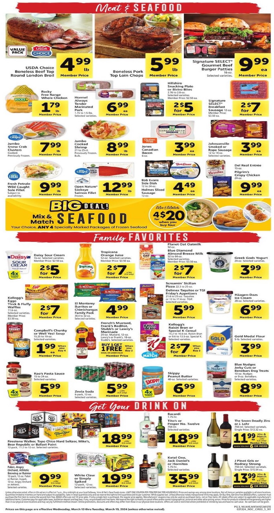 Safeway Weekly Ad 13th – 19th March 2024 Page 3